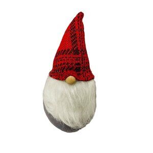 Target Christmas Gnome Plush Red Plaid Hat White Beard Holiday Decoration Toy 7"